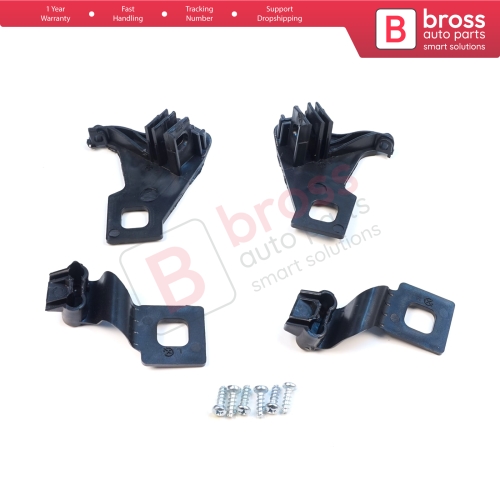 Headlight Holder Mount Repair Bracket Tab Set Left Right Side for Audi A4 RS4 8K2 B8.5 A5 S5 RS5 B8.5 8T0998121B 8T0998122B
