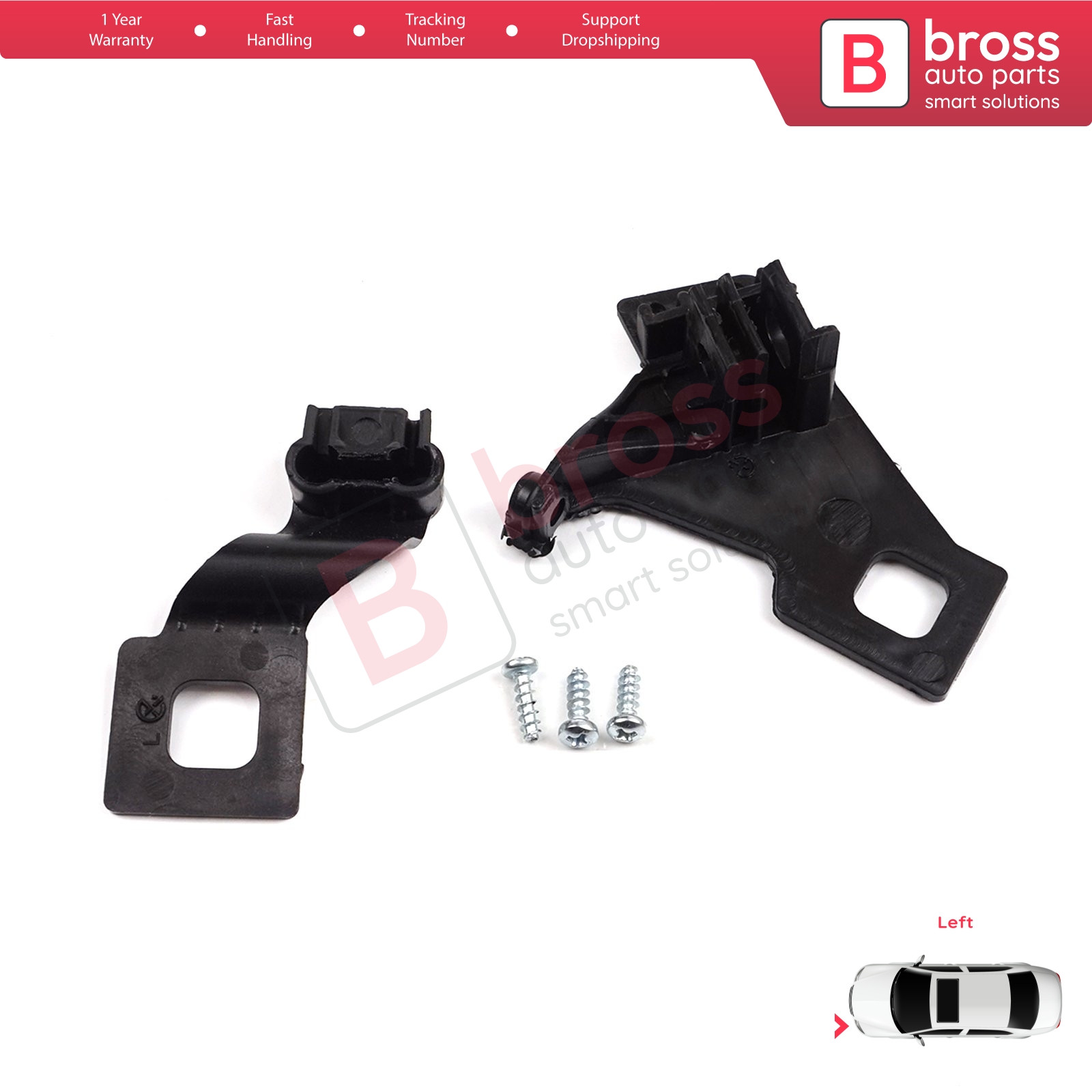 Car Headlight Repair Kit Headlight Repair Claw Black Claw 8T0998122B 8T0998121B For Audi A4 B8 B9 2014 2015 A5 2012-2017