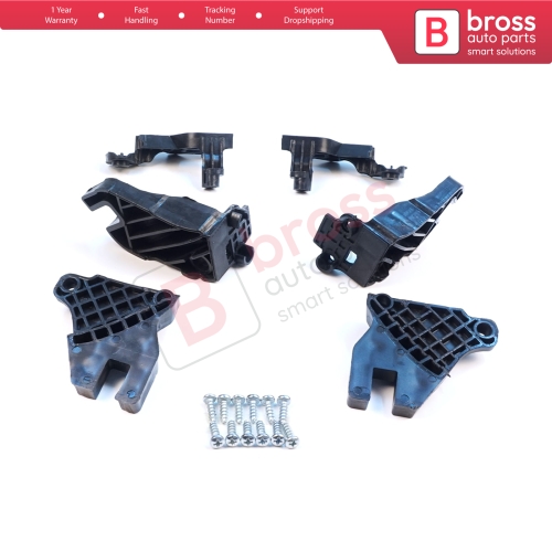 Headlight Holder Mount Repair Bracket Tab Set Left Right Side for Audi A6 C7 4G Avant Sedan A6L Allroad Quattro S6 4G0998121A 4G0998122A
