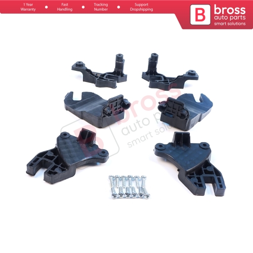 Headlight Holder Mount Repair Bracket Tab Set Left Right Side for Audi A6 C7 4G Avant Sedan A6L Allroad Quattro S6 4G0998121A 4G0998122A