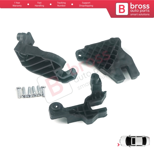 Headlight Holder Mount Repair Bracket Tab Set Left Side for Audi A6 C7 4G Avant Sedan A6L Allroad Quattro S6 4G0998121A