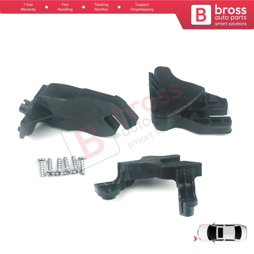 Headlight Holder Mount Repair Bracket Tab Set Left Side for Audi A6 C7 4G Avant Sedan A6L Allroad Quattro S6 4G0998121A