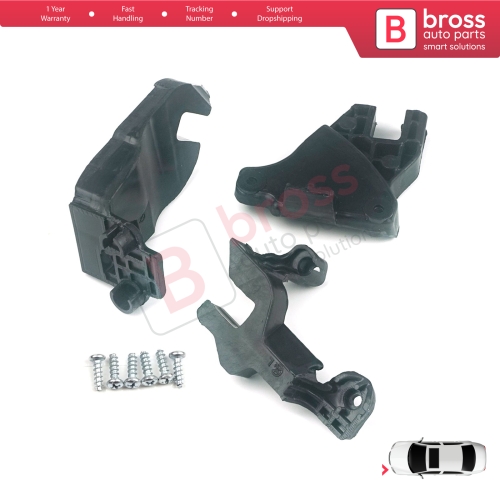Headlight Holder Mount Repair Bracket Tab Set Left Side for Audi A6 C7 4G Avant Sedan A6L Allroad Quattro S6 4G0998121A