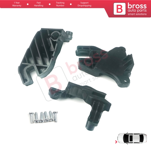 Headlight Holder Mount Repair Bracket Tab Set Left Side for Audi A6 C7 4G Avant Sedan A6L Allroad Quattro S6 4G0998121A