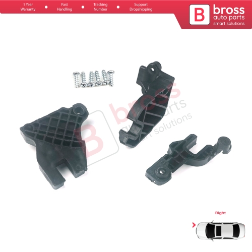 Headlight Holder Mount Repair Bracket Tab Set Right Side for Audi A6 C7 4G Avant Sedan A6L Allroad Quattro S6 4G0998122A