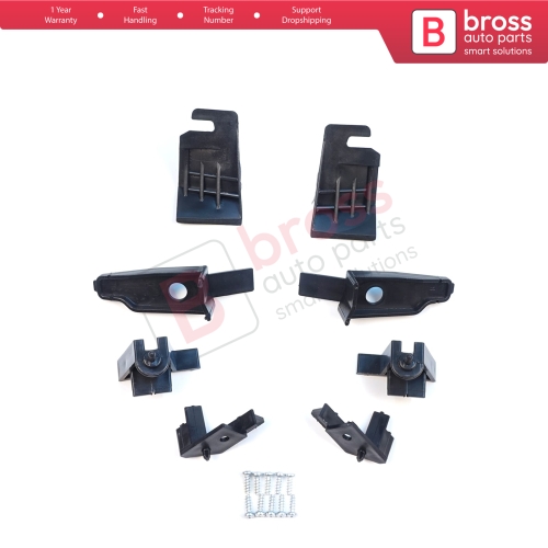 Headlight Holder Mount Repair Bracket Tab Set Left Right Side for Ford Transit Tourneo Courier MK1 2013-2022 ET7613W030 ET7613W029