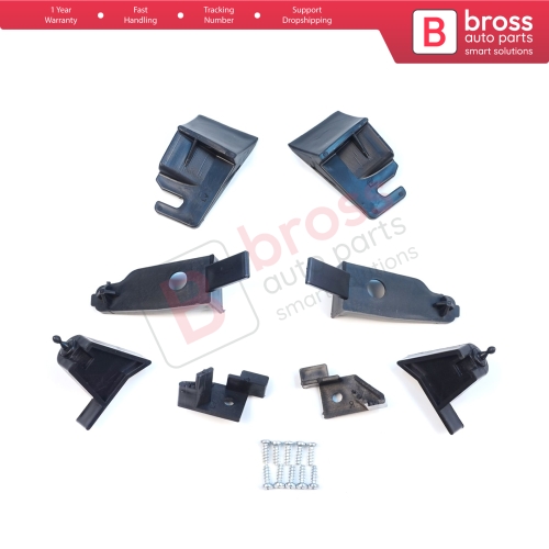 Headlight Holder Mount Repair Bracket Tab Set Left Right Side for Ford Transit Tourneo Courier MK1 2013-2022 ET7613W030 ET7613W029