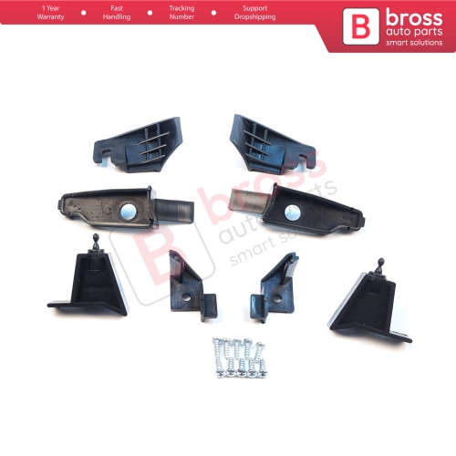 Headlight Holder Mount Repair Bracket Tab Set Left Right Side for Ford Transit Tourneo Courier MK1 2013-2022 ET7613W030 ET7613W029