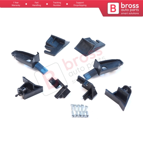 Headlight Holder Mount Repair Bracket Tab Set Left Right Side for Ford Transit Tourneo Courier MK1 2013-2022 ET7613W030 ET7613W029