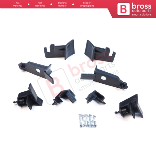 Headlight Holder Mount Repair Bracket Tab Set Left Right Side for Ford Transit Tourneo Courier MK1 2013-2022 ET7613W030 ET7613W029
