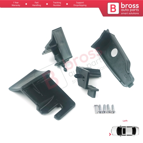 Headlight Holder Mount Repair Bracket Tab Set Left Side for Ford Transit Tourneo Courier MK1 2013-2022 ET7613W030