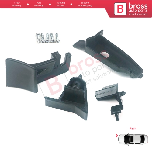 Headlight Holder Mount Repair Bracket Tab Set Right Side for Ford Transit Tourneo Courier MK1 2013-2022 ET7613W029