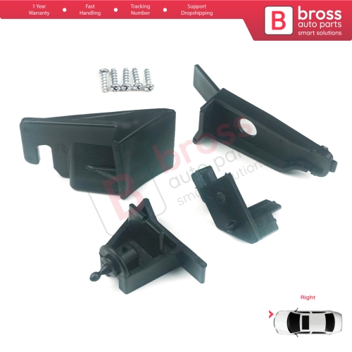 Headlight Holder Mount Repair Bracket Tab Set Right Side for Ford Transit Tourneo Courier MK1 2013-2022 ET7613W029