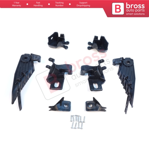 Headlight Holder Mount Repair Bracket Tab Set Left Right Side for Renault Megane BFB K9A B9A MK4 2016-On 260601571R 260100506R