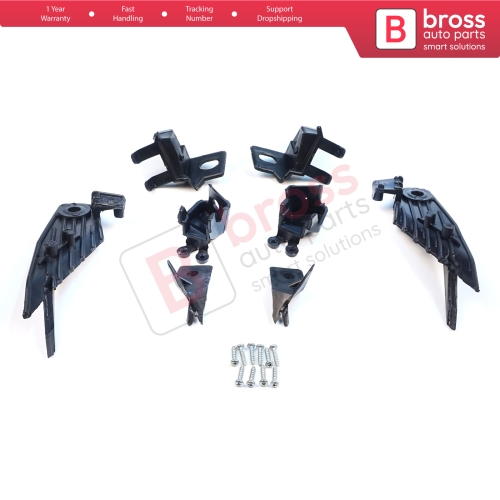 Headlight Holder Mount Repair Bracket Tab Set Left Right Side for Renault Megane BFB K9A B9A MK4 2016-On 260601571R 260100506R