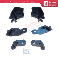 Headlight Holder Mount Repair Bracket Tab Set Left Right Side for Fiat Doblo MK2 263 Facelift 2015-2022 51974244 51974243