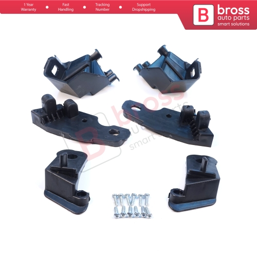 Headlight Holder Mount Repair Bracket Tab Set Left Right Side for Fiat Doblo MK2 263 Facelift 2015-2022 51974244 51974243