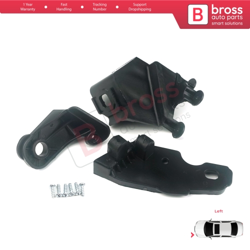 Headlight Holder Mount Repair Bracket Tab Set Left Side for Fiat Doblo MK2 263 Facelift 2015-2022 51974244