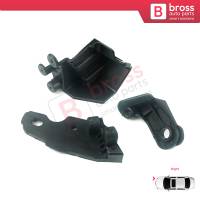 Headlight Holder Mount Repair Bracket Tab Set Right Side for Fiat Doblo MK2 263 Facelift 2015-2022 51974243