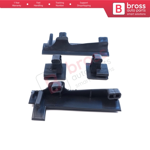 Headlight Holder Mount Repair Bracket Tab Set Left Right Side for Renault Fluence L3 L30 Z.E. 2009-2020 260607771R 260101331R
