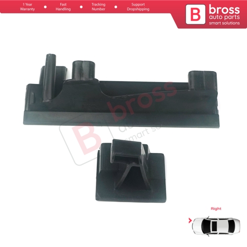 Headlight Holder Mount Repair Bracket Tab Set Right Side for Renault Fluence L3 L30 Z.E. 2009-2020 260101331R