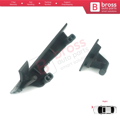 Headlight Holder Mount Repair Bracket Tab Set Right Side for Renault Fluence L3 L30 Z.E. 2009-2020 260101331R