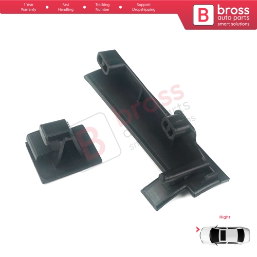 Headlight Holder Mount Repair Bracket Tab Set Right Side for Renault Fluence L3 L30 Z.E. 2009-2020 260101331R