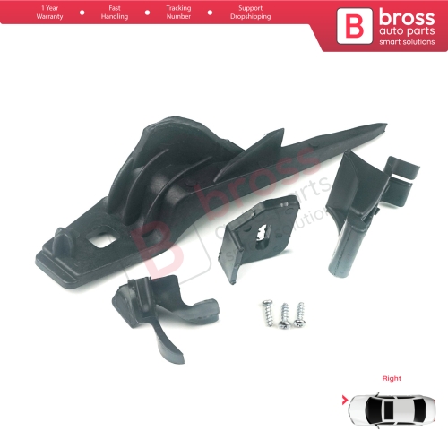 Headlight Holder Mount Repair Bracket Tab Set Right Side for Ford Fiesta B299 B409 B479 2013-2019 D2BZ13008L
