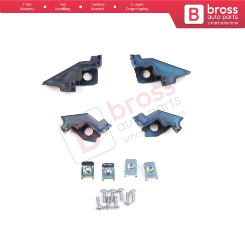 Headlight Holder Mount Repair Bracket Tab Set Left Right Side for VW Polo MK5 6R 6C 61 2009-2016 6C0998225 6R0998226