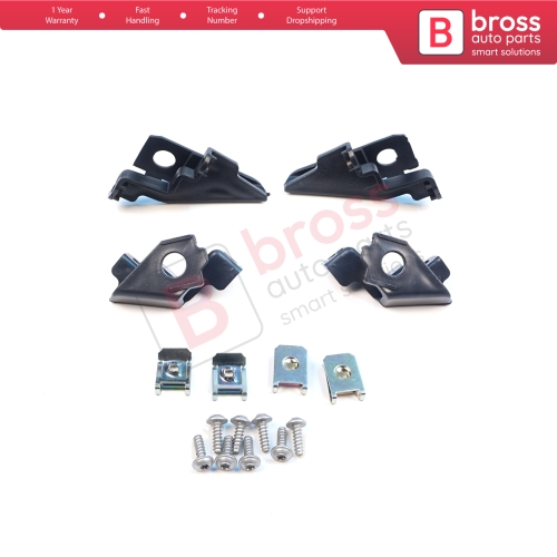 Headlight Holder Mount Repair Bracket Tab Set Left Right Side for VW Polo MK5 6R 6C 61 2009-2016 6C0998225 6R0998226