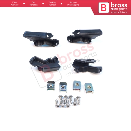 Headlight Holder Mount Repair Bracket Tab Set Left Right Side for VW Polo MK5 6R 6C 61 2009-2016 6C0998225 6R0998226