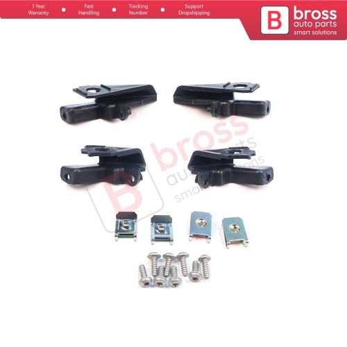 Headlight Holder Mount Repair Bracket Tab Set Left Right Side for VW Polo MK5 6R 6C 61 2009-2016 6C0998225 6R0998226