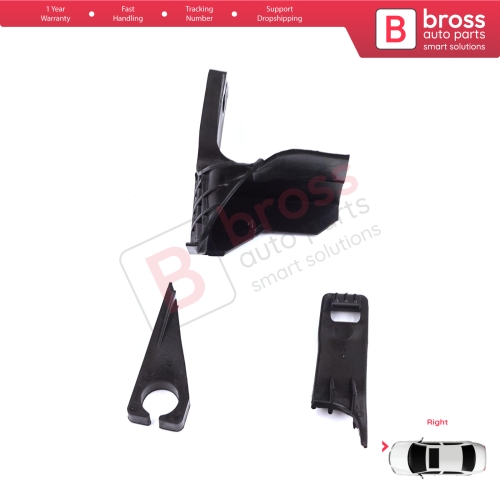 Headlight Holder Mount Repair Bracket Tab Set Right Side for Ford Transit Tourneo Custom MK1 V362 2012-2018 BK2113D152BJ
