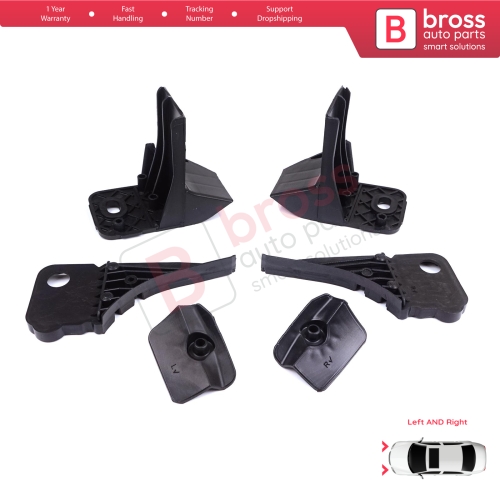 Headlight Holder Mount Repair Bracket Tab Set Right Left Side for Ford Focus MK4 C519 HN HM HP 2018-On JX7B13W030CE JX7B13W029CE