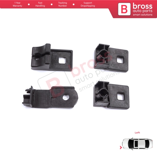 Left Side Headlight Holder Mount Repair Bracket Tab Set for VW Crafter MK1 2E 2F 2006-2017 2E0998225