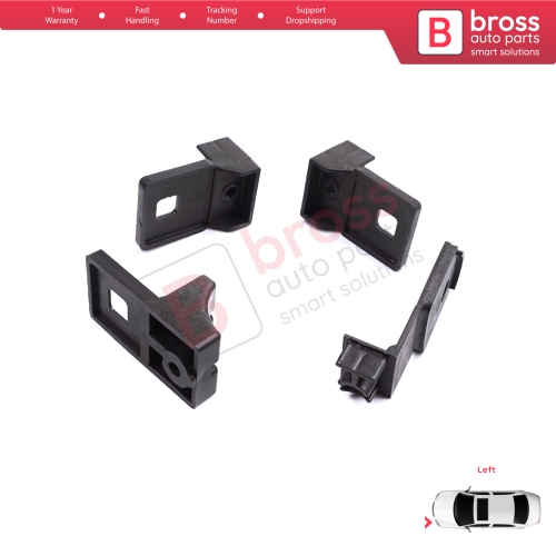 Left Side Headlight Holder Mount Repair Bracket Tab Set for VW Crafter MK1 2E 2F 2006-2017 2E0998225