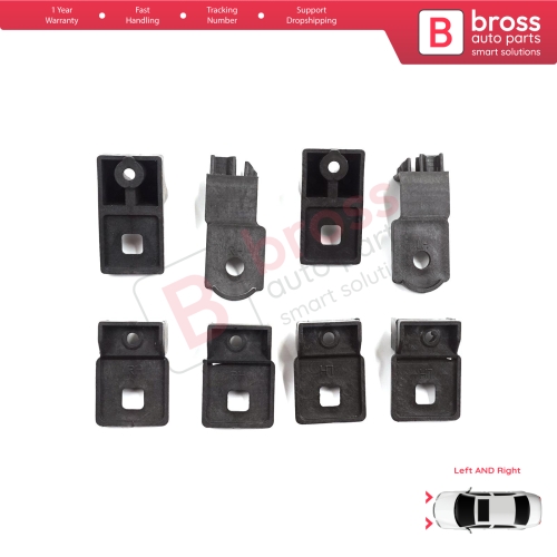 Headlight Holder Mount Repair Bracket Tab Set Left Right Side for VW Crafter MK1 2E 2F 2006-2017 2E0998225 2E0998226