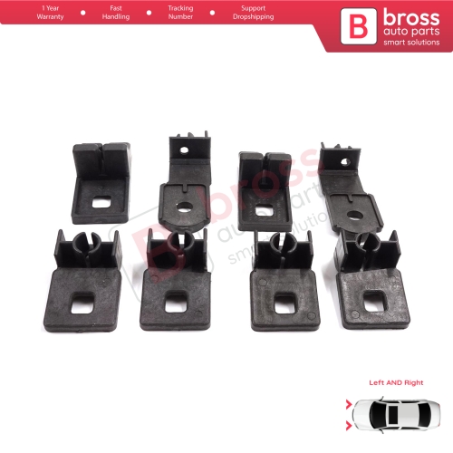 Headlight Holder Mount Repair Bracket Tab Set Left Right Side for VW Crafter MK1 2E 2F 2006-2017 2E0998225 2E0998226