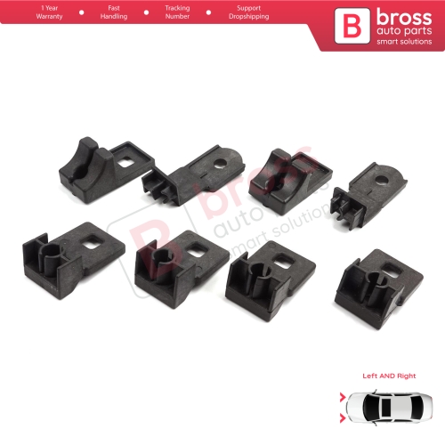 Headlight Holder Mount Repair Bracket Tab Set Left Right Side for VW Crafter MK1 2E 2F 2006-2017 2E0998225 2E0998226