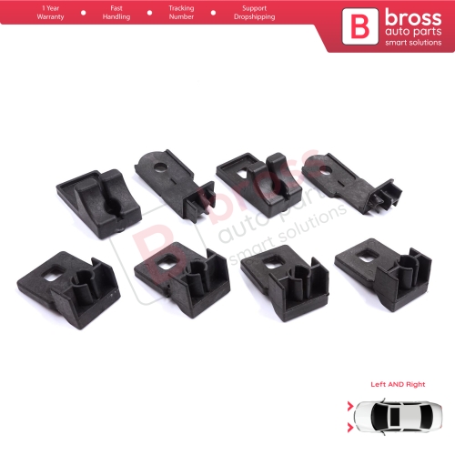 Headlight Holder Mount Repair Bracket Tab Set Left Right Side for VW Crafter MK1 2E 2F 2006-2017 2E0998225 2E0998226