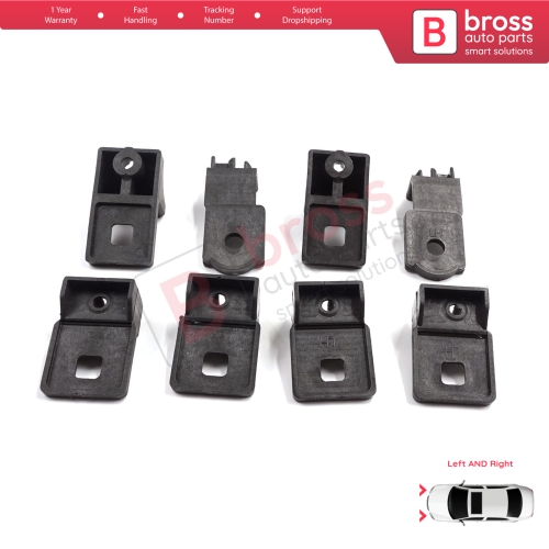 Headlight Holder Mount Repair Bracket Tab Set Left Right Side for VW Crafter MK1 2E 2F 2006-2017 2E0998225 2E0998226