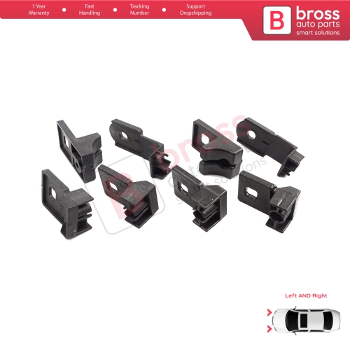 Headlight Holder Mount Repair Bracket Tab Set Left Right Side for VW Crafter MK1 2E 2F 2006-2017 2E0998225 2E0998226