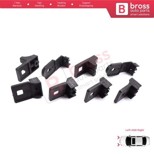 Headlight Holder Mount Repair Bracket Tab Set Left Right Side for VW Crafter MK1 2E 2F 2006-2017 2E0998225 2E0998226