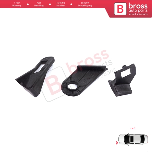 Left Side Headlight Holder Mount Repair Bracket Tab Set for Fiat Abarth Grande Punto MK3 199 2005-2013 89101372SX