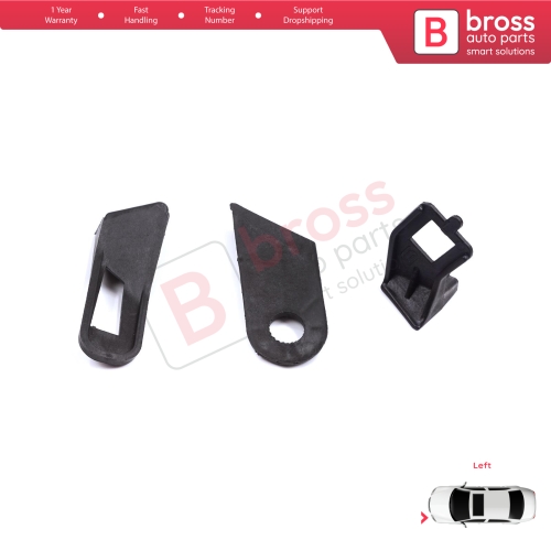 Left Side Headlight Holder Mount Repair Bracket Tab Set for Fiat Abarth Grande Punto MK3 199 2005-2013 89101372SX