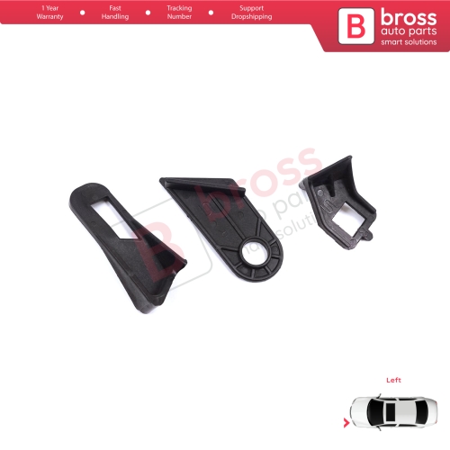 Left Side Headlight Holder Mount Repair Bracket Tab Set for Fiat Abarth Grande Punto MK3 199 2005-2013 89101372SX