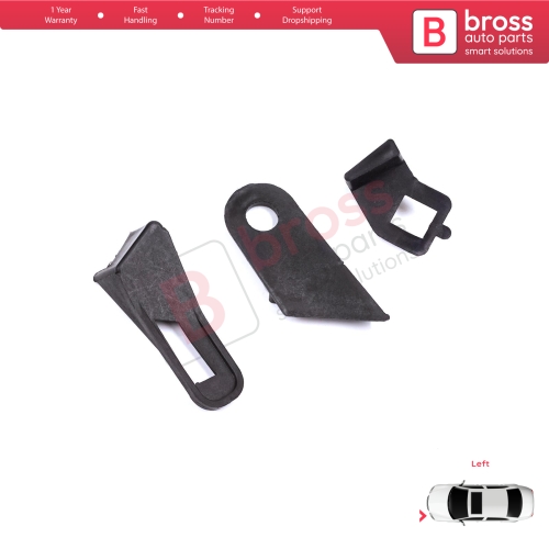Left Side Headlight Holder Mount Repair Bracket Tab Set for Fiat Abarth Grande Punto MK3 199 2005-2013 89101372SX