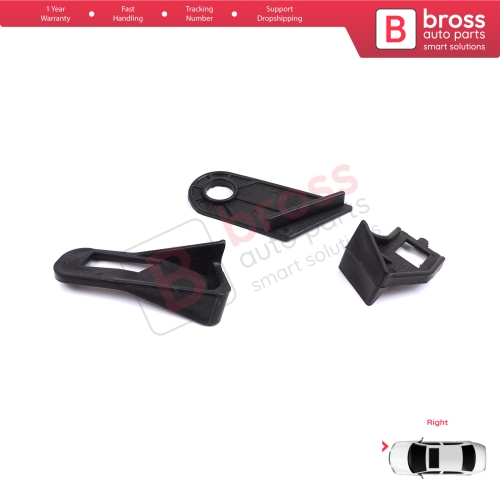 Right Side Headlight Holder Mount Repair Bracket Tab Set for Fiat Abarth Grande Punto MK3 199 2005-2013 89101373DX