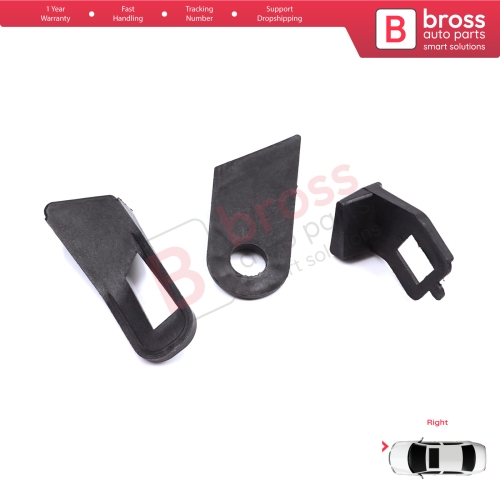 Right Side Headlight Holder Mount Repair Bracket Tab Set for Fiat Abarth Grande Punto MK3 199 2005-2013 89101373DX