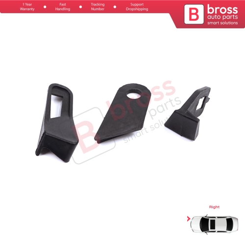 Right Side Headlight Holder Mount Repair Bracket Tab Set for Fiat Abarth Grande Punto MK3 199 2005-2013 89101373DX